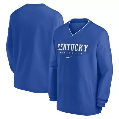 NCAA Nike Kentucky Wildcats 2024 Sideline Pullover Windshirt