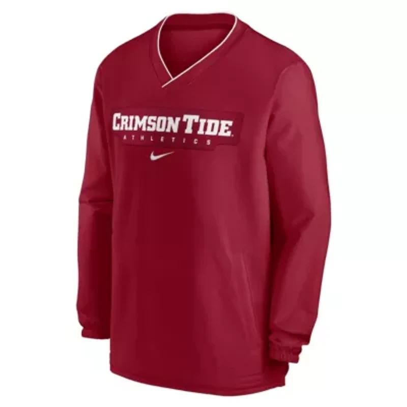 Alabama Crimson Tide NCAA Nike 2024 Sideline Pullover Windshirt