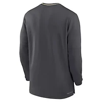 NCAA Nike Florida State Seminoles 2024 Sideline Coach Performance Half-Zip Long Sleeve Top