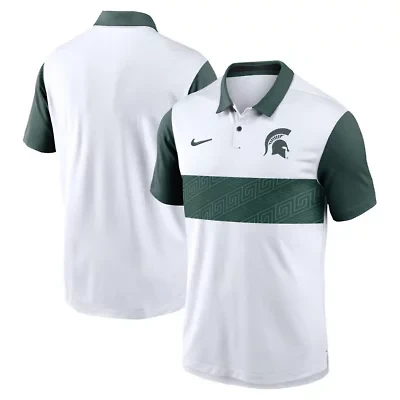 NCAA Nike Michigan State Spartans Primetime Campus Pattern Vapor Dri-FIT Polo