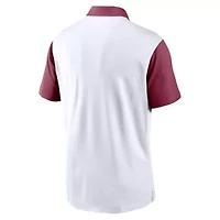NCAA Nike White/Garnet Florida State Seminoles Primetime Campus Pattern Vapor Dri-FIT Polo