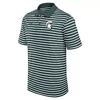 NCAA Nike Michigan State Spartans Primetime Victory Striped Dri-FIT Polo