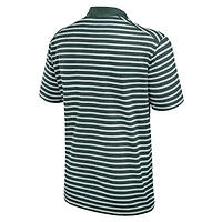 NCAA Nike Michigan State Spartans Primetime Victory Striped Dri-FIT Polo