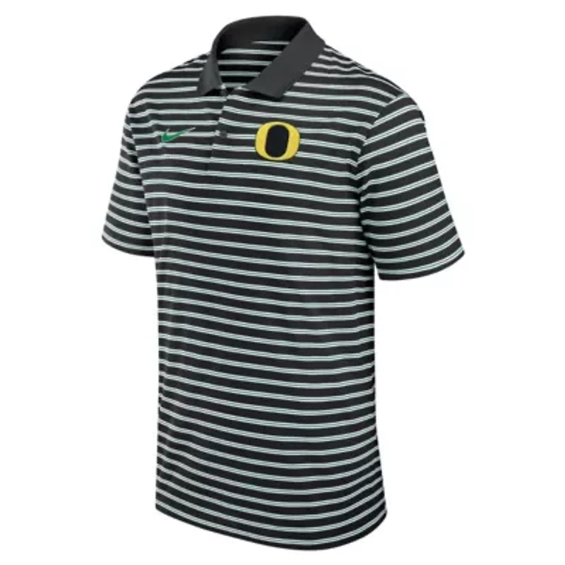 NCAA Nike Oregon Ducks Primetime Victory Striped Dri-FIT Polo