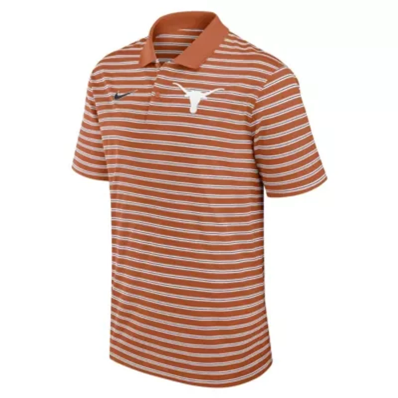 NCAA Nike Texas Longhorns Primetime Victory Striped Dri-FIT Polo