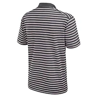NCAA Nike Anthracite/White Texas Longhorns Primetime Victory Striped Dri-FIT Polo