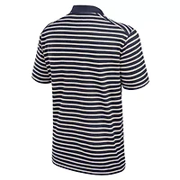 NCAA Nike West Virginia Mountaineers Primetime Victory Striped Dri-FIT Polo