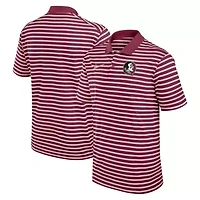 NCAA Nike Florida State Seminoles Primetime Victory Striped Dri-FIT Polo