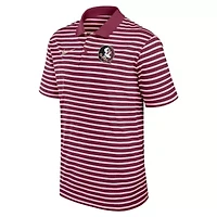 NCAA Nike Florida State Seminoles Primetime Victory Striped Dri-FIT Polo