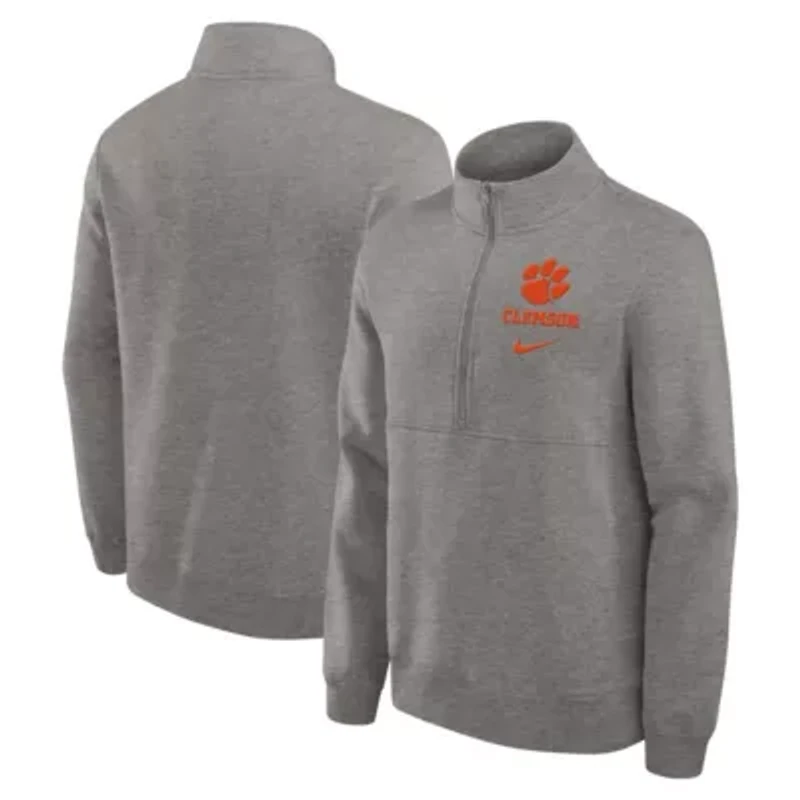 NCAA Nike Clemson Tigers Primetime Club Half-Zip Pullover