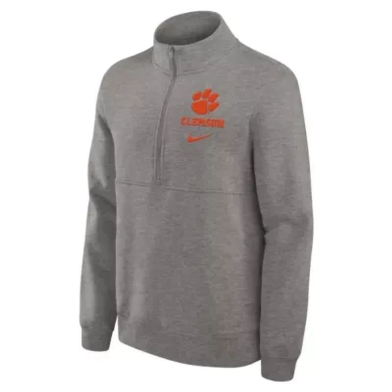 NCAA Nike Clemson Tigers Primetime Club Half-Zip Pullover
