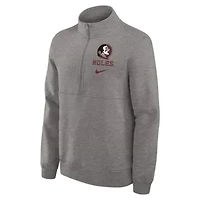 NCAA Nike Florida State Seminoles Primetime Club Half-Zip Pullover