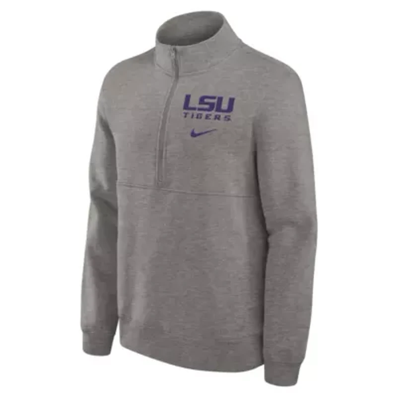 NCAA Nike LSU Tigers Primetime Club Half-Zip Pullover