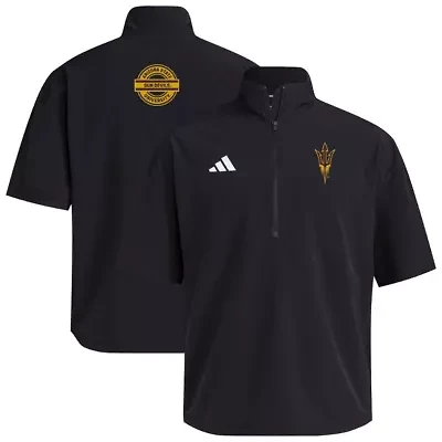 NCAA Arizona State Sun Devils 2024 Half-Zip Short Sleeve Training Jacket
