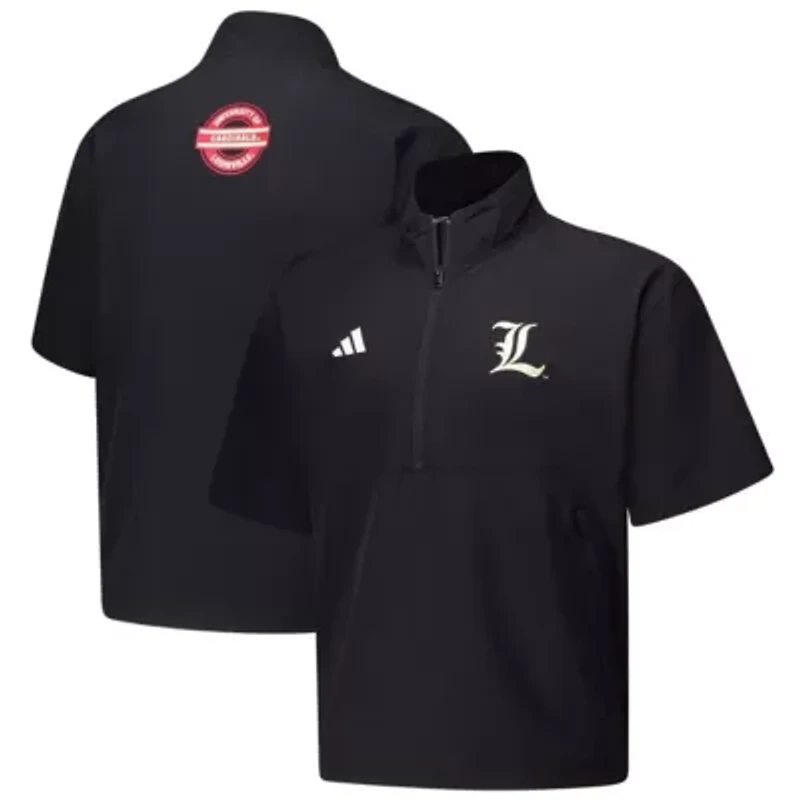NCAA Louisville Cardinals 2024 Half-Zip Short Sleeve Training Jacket