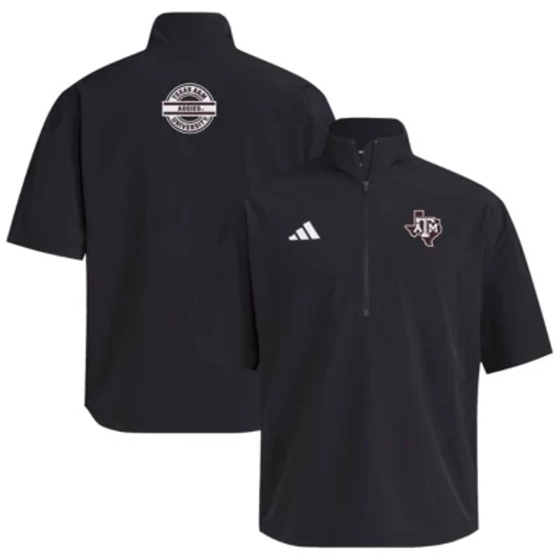 NCAA Texas A&M Aggies 2024 Half-Zip Short Sleeve Training Jacket