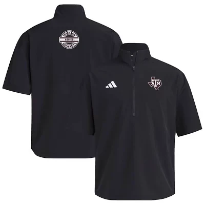 NCAA Texas A&M Aggies 2024 Half-Zip Short Sleeve Training Jacket