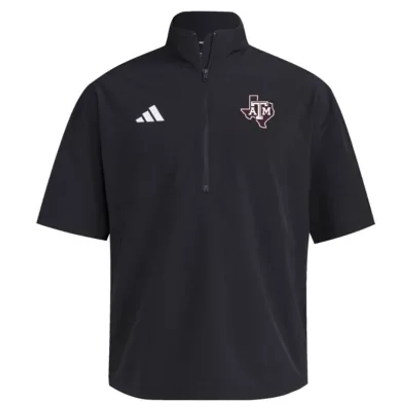 NCAA Texas A&M Aggies 2024 Half-Zip Short Sleeve Training Jacket