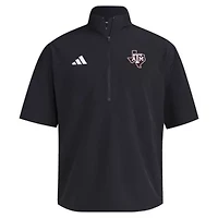 NCAA Texas A&M Aggies 2024 Half-Zip Short Sleeve Training Jacket