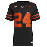 Miami (FL) Hurricanes NCAA #24 Premier Strategy Jersey