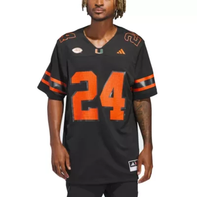 Miami (FL) Hurricanes NCAA #24 Premier Strategy Jersey