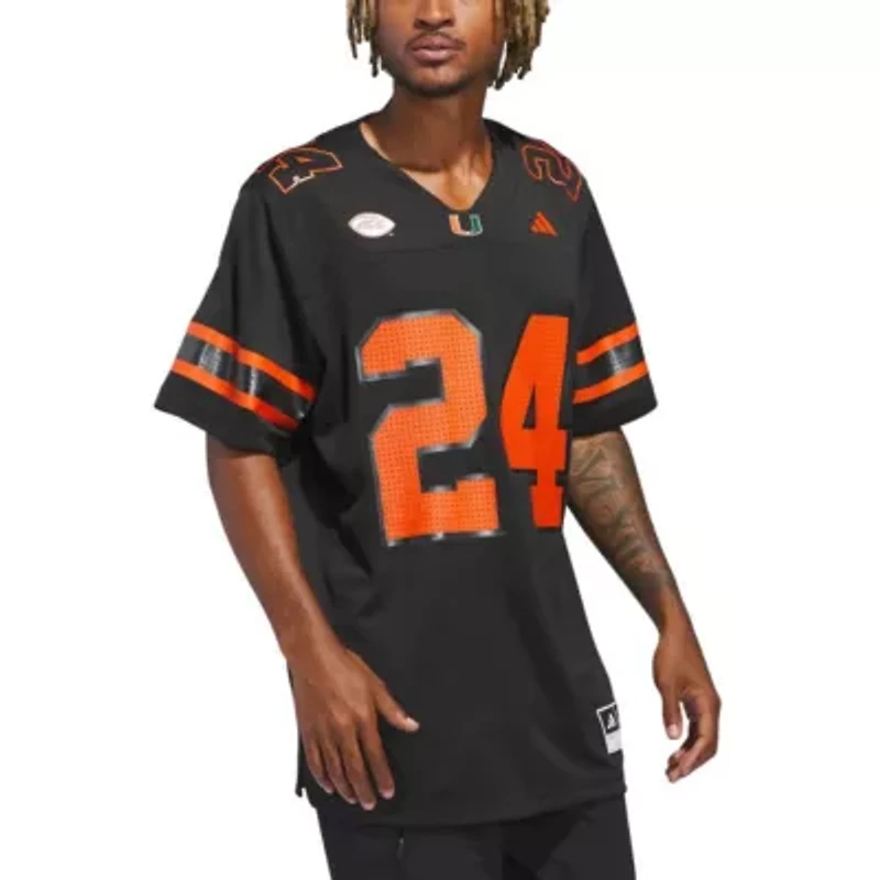 Miami (FL) Hurricanes NCAA #24 Premier Strategy Jersey