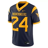 NCAA Nike #24 West Virginia Mountaineers Game Jersey