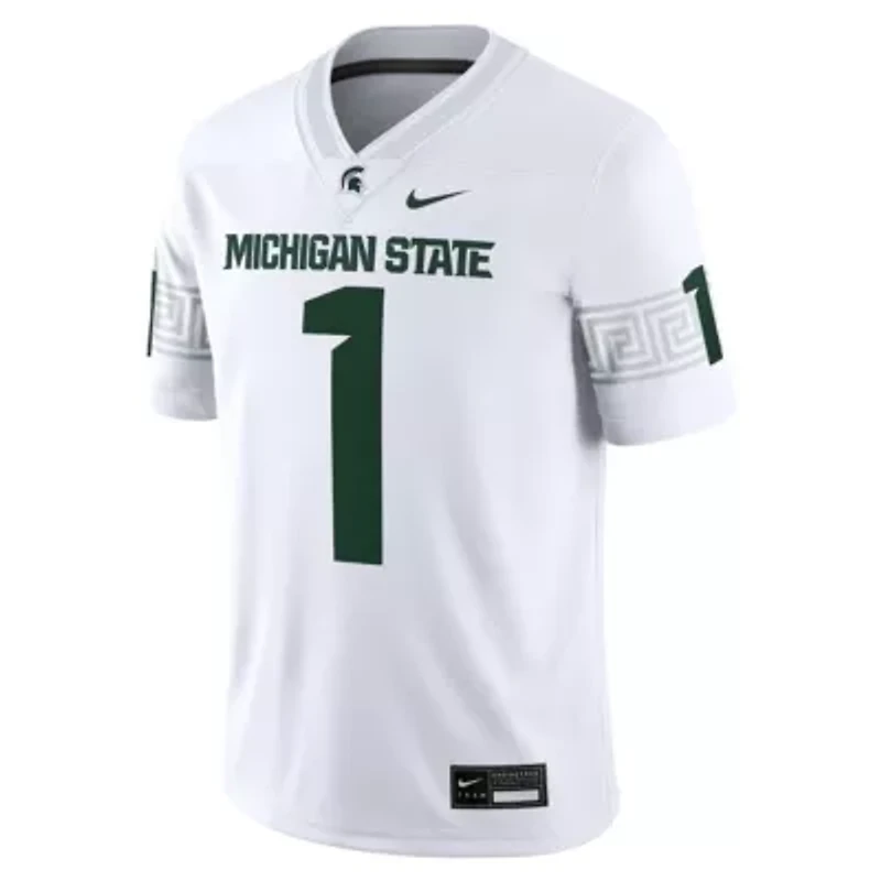 NCAA Nike #1 Michigan State Spartans Game Jersey