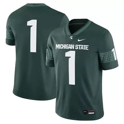 NCAA Nike #1 Michigan State Spartans Game Jersey