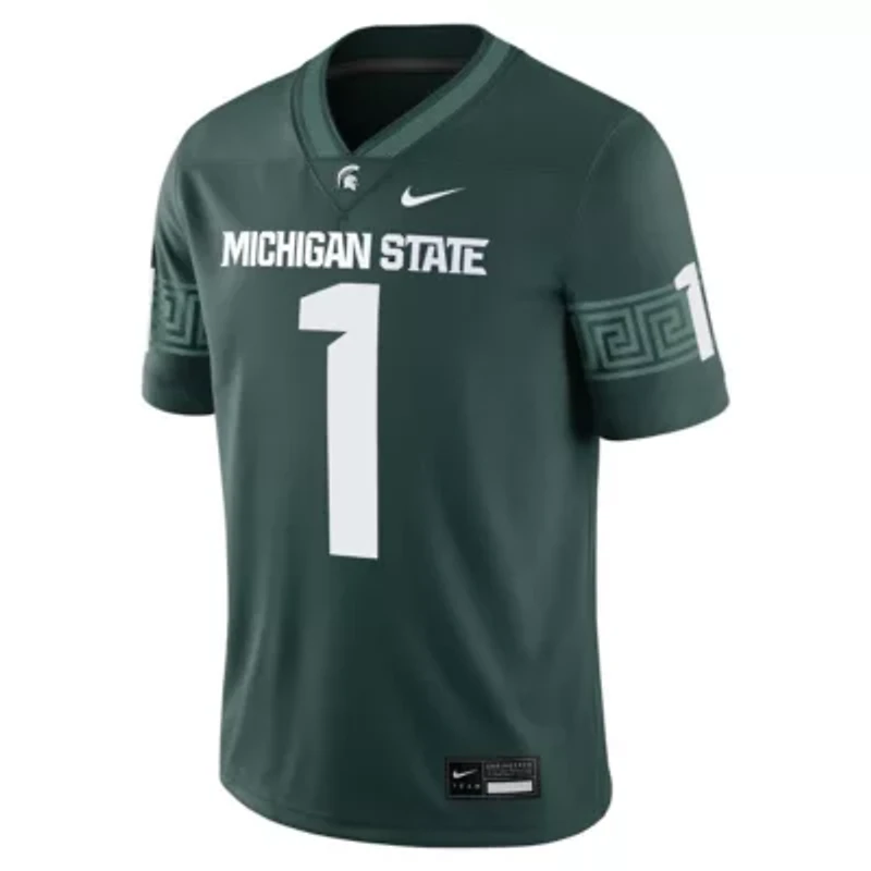 NCAA Nike #1 Michigan State Spartans Game Jersey