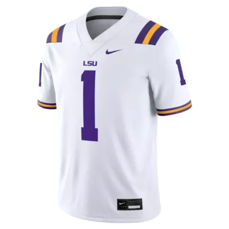 NCAA Nike #1 LSU Tigers Game Jersey