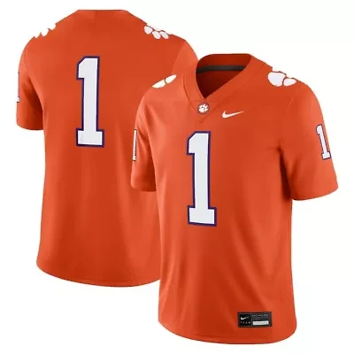 NCAA Nike #1 Clemson Tigers Game Jersey