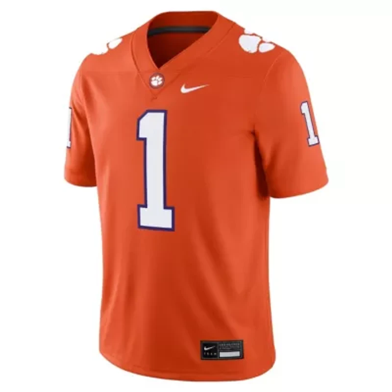 NCAA Nike #1 Clemson Tigers Game Jersey