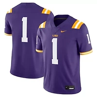 NCAA Nike #1 LSU Tigers Game Jersey