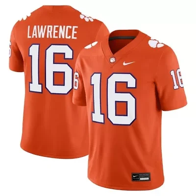 NCAA Nike Trevor Lawrence Clemson Tigers Alumni Game Jersey