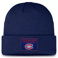NHL Fanatics Montreal Canadiens Authentic Pro Cuffed Knit Hat