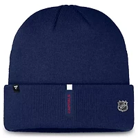 NHL Fanatics Washington Capitals Authentic Pro Cuffed Knit Hat