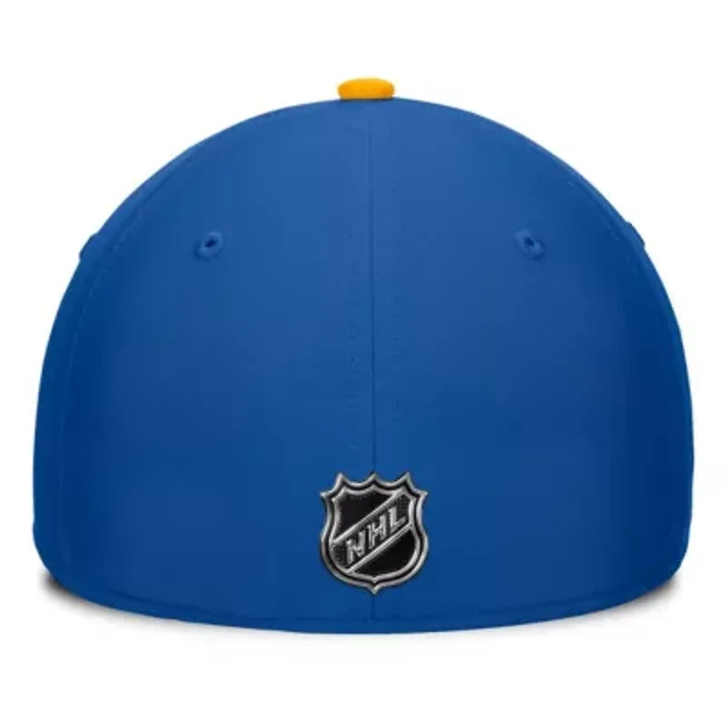NHL Fanatics Royal/Gold Buffalo Sabres Authentic Pro Rink Flex Hat
