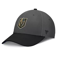 NHL Fanatics Gray/Black Vegas Golden Knights Authentic Pro Rink Flex Hat