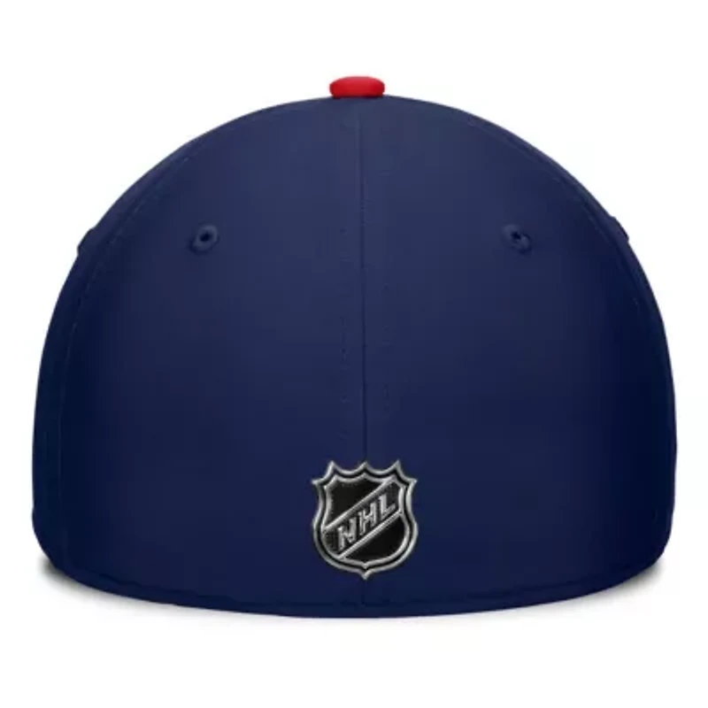 NHL Fanatics Navy/Red Washington Capitals Authentic Pro Rink Flex Hat