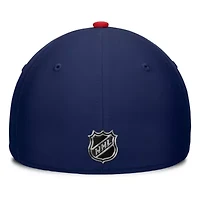 NHL Fanatics Navy/Red Washington Capitals Authentic Pro Rink Flex Hat