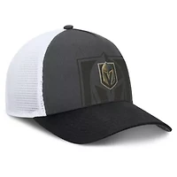 NHL Fanatics Gray/Black Vegas Golden Knights Authentic Pro A-Frame Rink Adjustable Hat