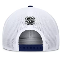NHL Fanatics Navy/Red Washington Capitals Authentic Pro A-Frame Rink Adjustable Hat