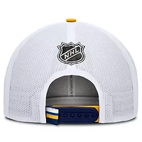 NHL Fanatics Navy/White St. Louis Blues Authentic Pro Rink Trucker Hat