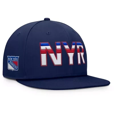 NHL Fanatics New York Rangers Authentic Pro Rink Snapback Hat