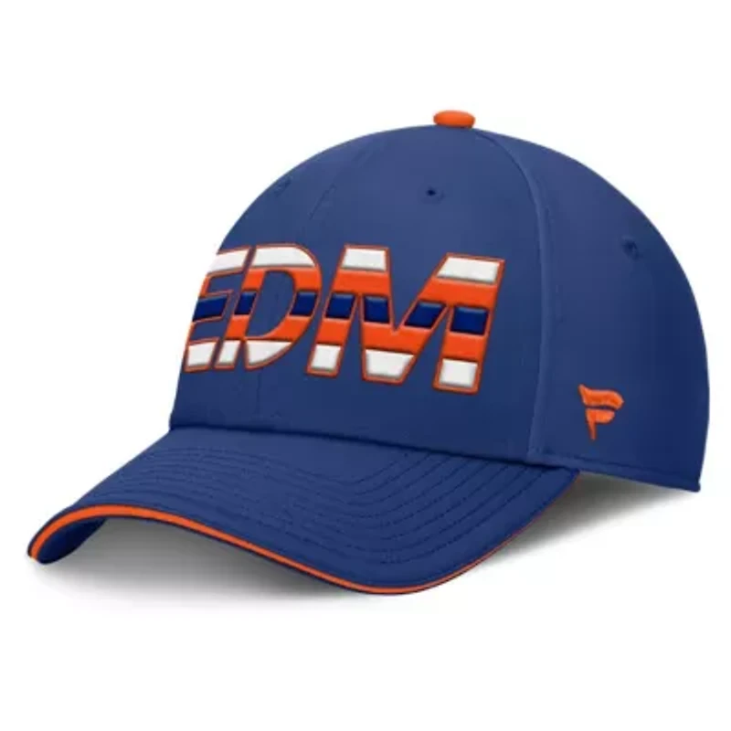 NHL Fanatics Edmonton Oilers Rink Team Code Flex Hat