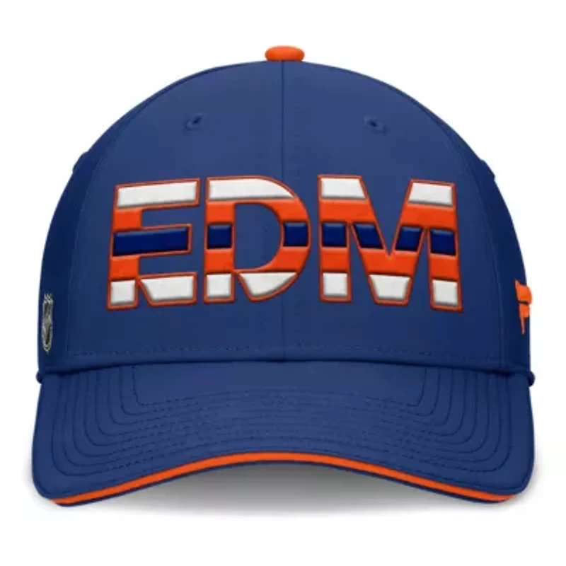 NHL Fanatics Edmonton Oilers Rink Team Code Flex Hat