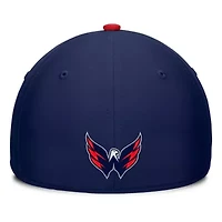 NHL Fanatics Navy/Red Washington Capitals Authentic Pro Rink Team Code Flex Hat