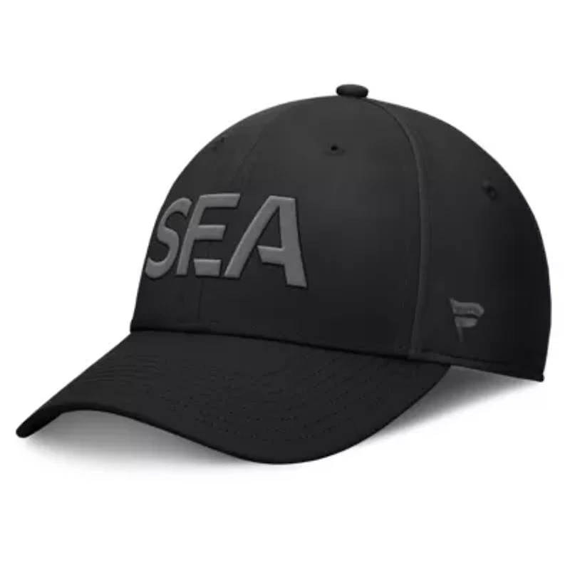 NHL Fanatics Seattle Kraken Authentic Pro Road Team Code Side Patch Flex Hat