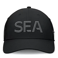 NHL Fanatics Seattle Kraken Authentic Pro Road Team Code Side Patch Flex Hat